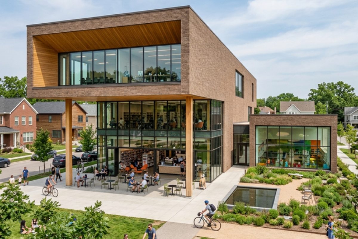 A community hub building